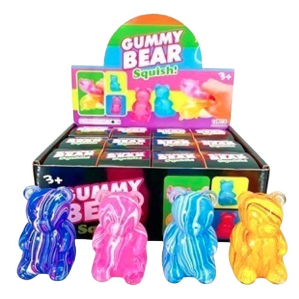 TEDDY BEAR SQUISHY SQUEEZE TOY  12 UNITS , CT 040