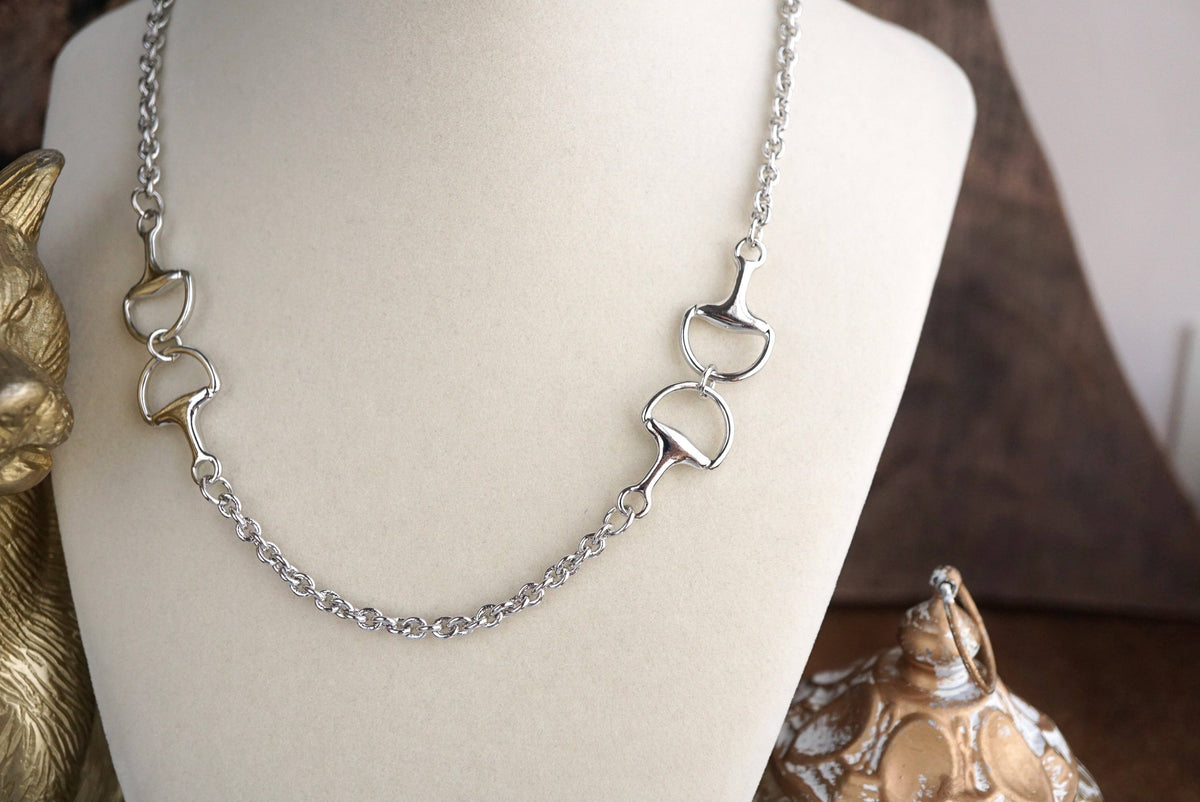 Riding Line – Horse Bit Cable Chain Necklace