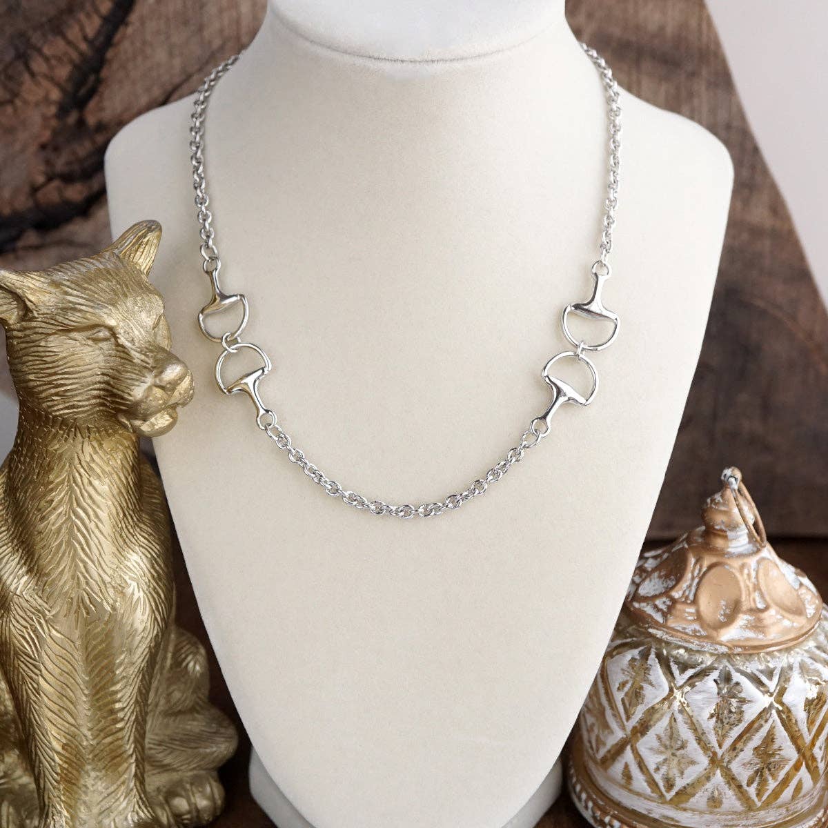 Riding Line – Horse Bit Cable Chain Necklace