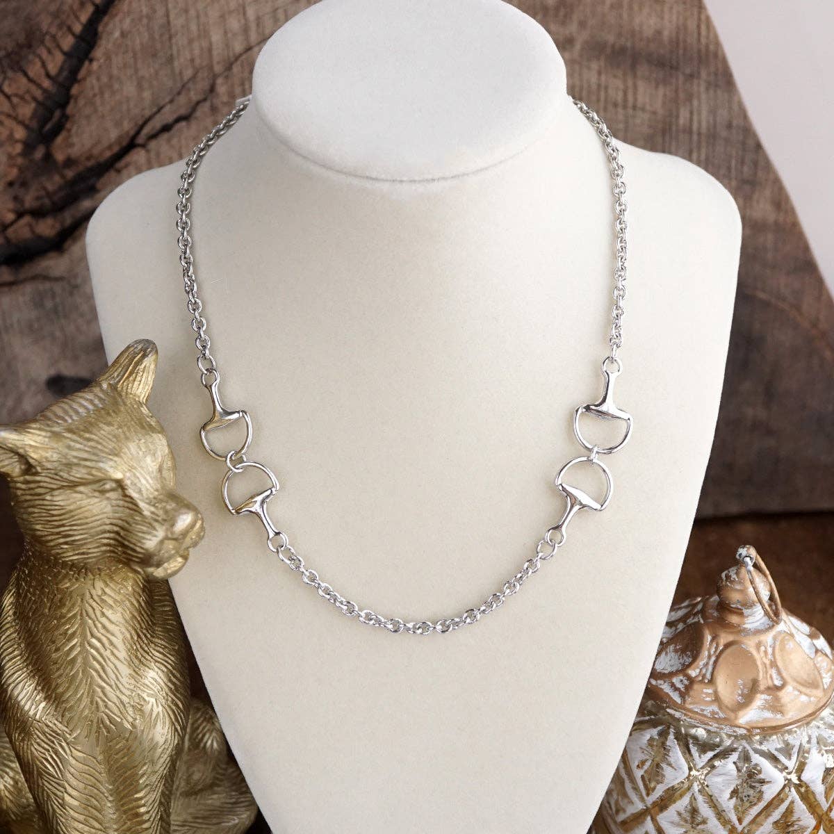 Riding Line – Horse Bit Cable Chain Necklace