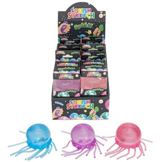 JELLY FISH SQUISHY SQUEEZE TOY  12 UNITS , S 162800