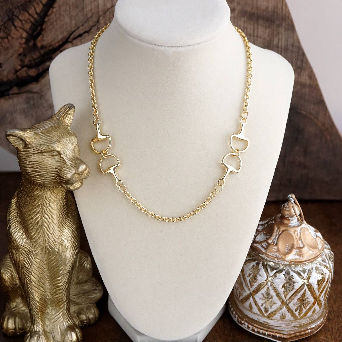 Riding Line – Horse Bit Cable Chain Necklace