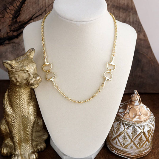 Riding Line – Horse Bit Cable Chain Necklace