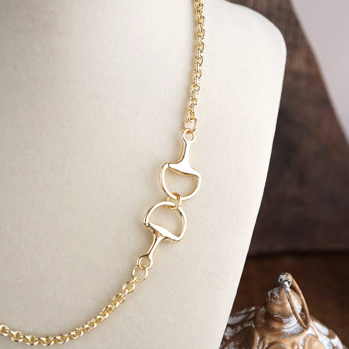 Riding Line – Horse Bit Cable Chain Necklace