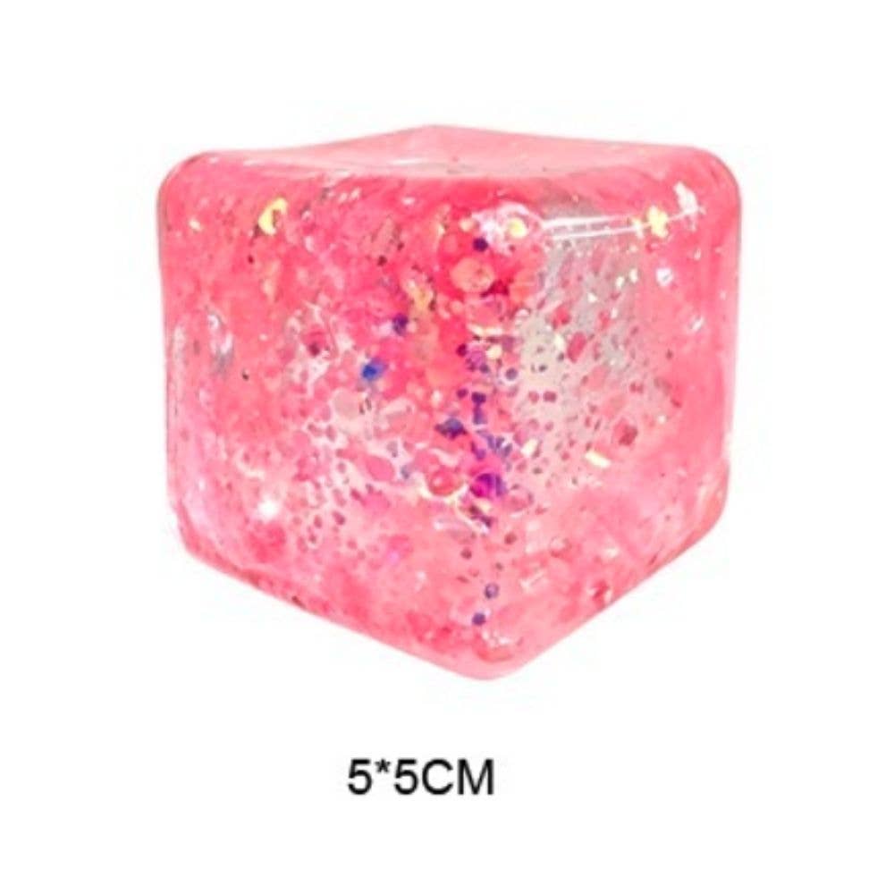 CUBE SQUISHY SQUEEZE TOY  12 UNITS , CT 002 MA