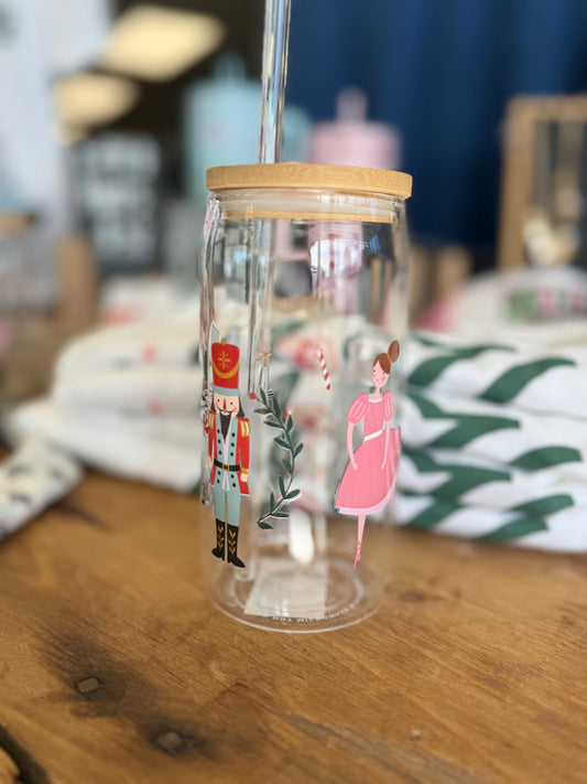 Nutcracker Glass Cup