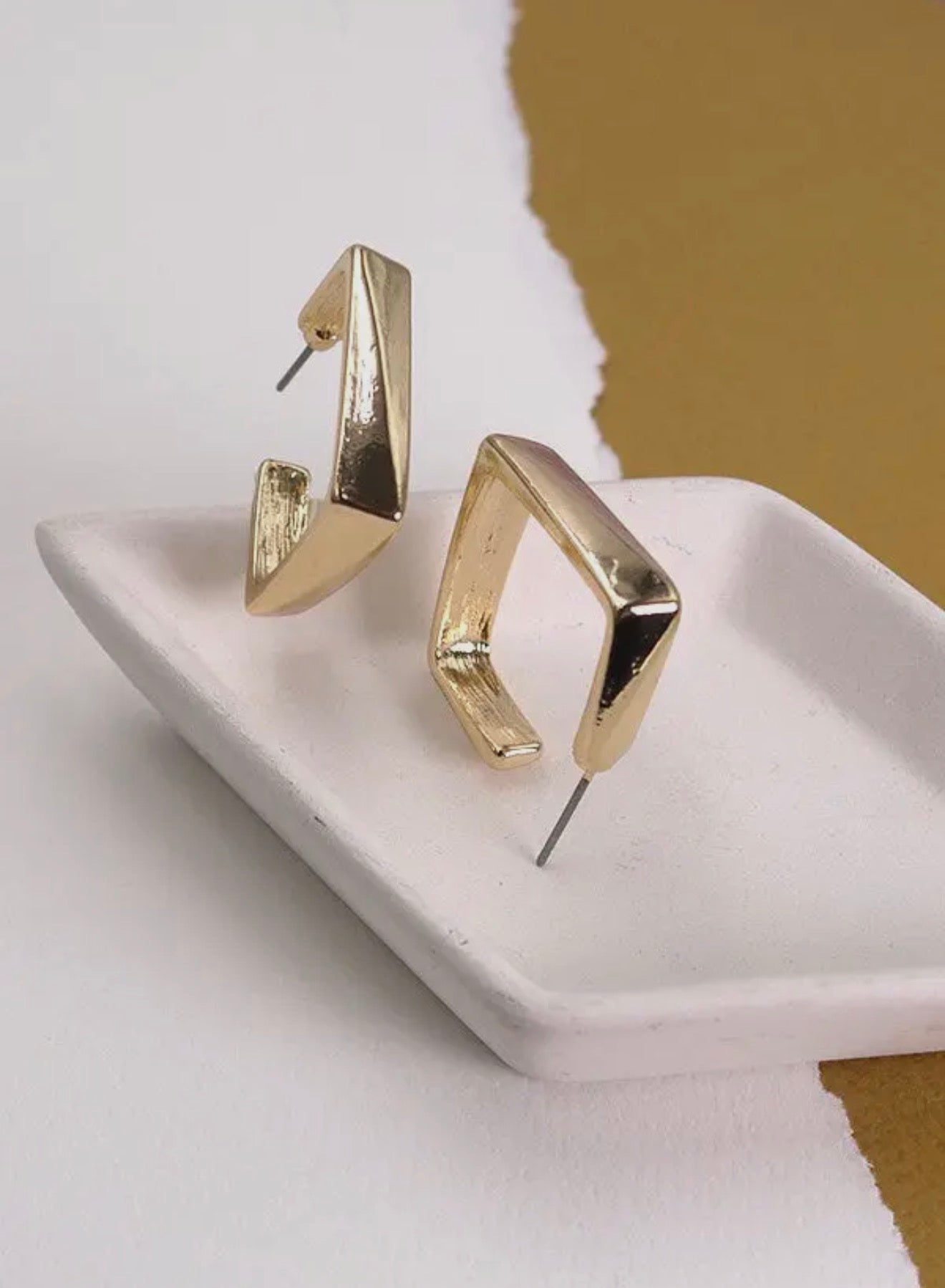 Squared Off Earrings