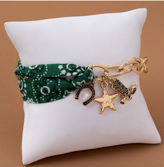 Scarf Charm Bracelet