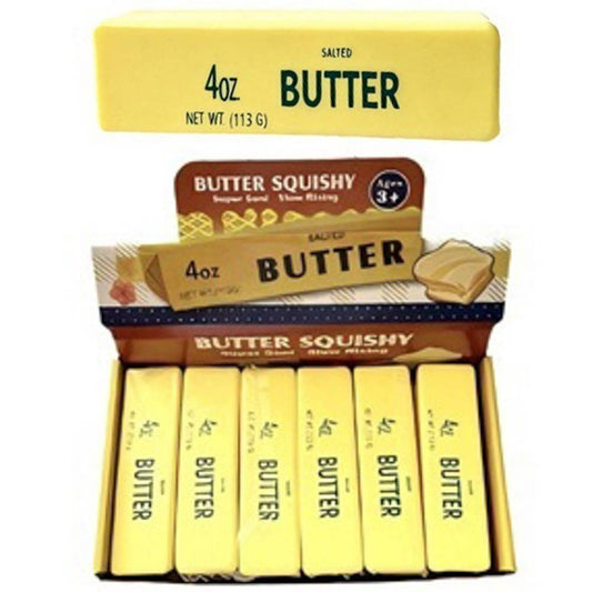 BUTTER SQUISHY SQUEEZE TOY  12 UNITS , BT 001