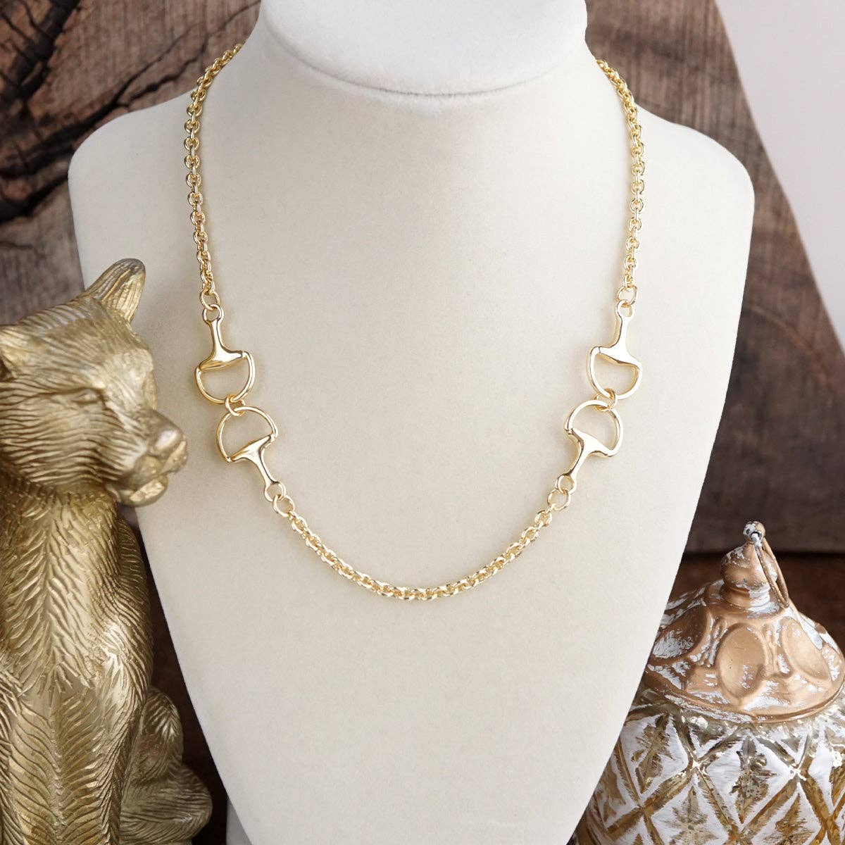 Riding Line – Horse Bit Cable Chain Necklace