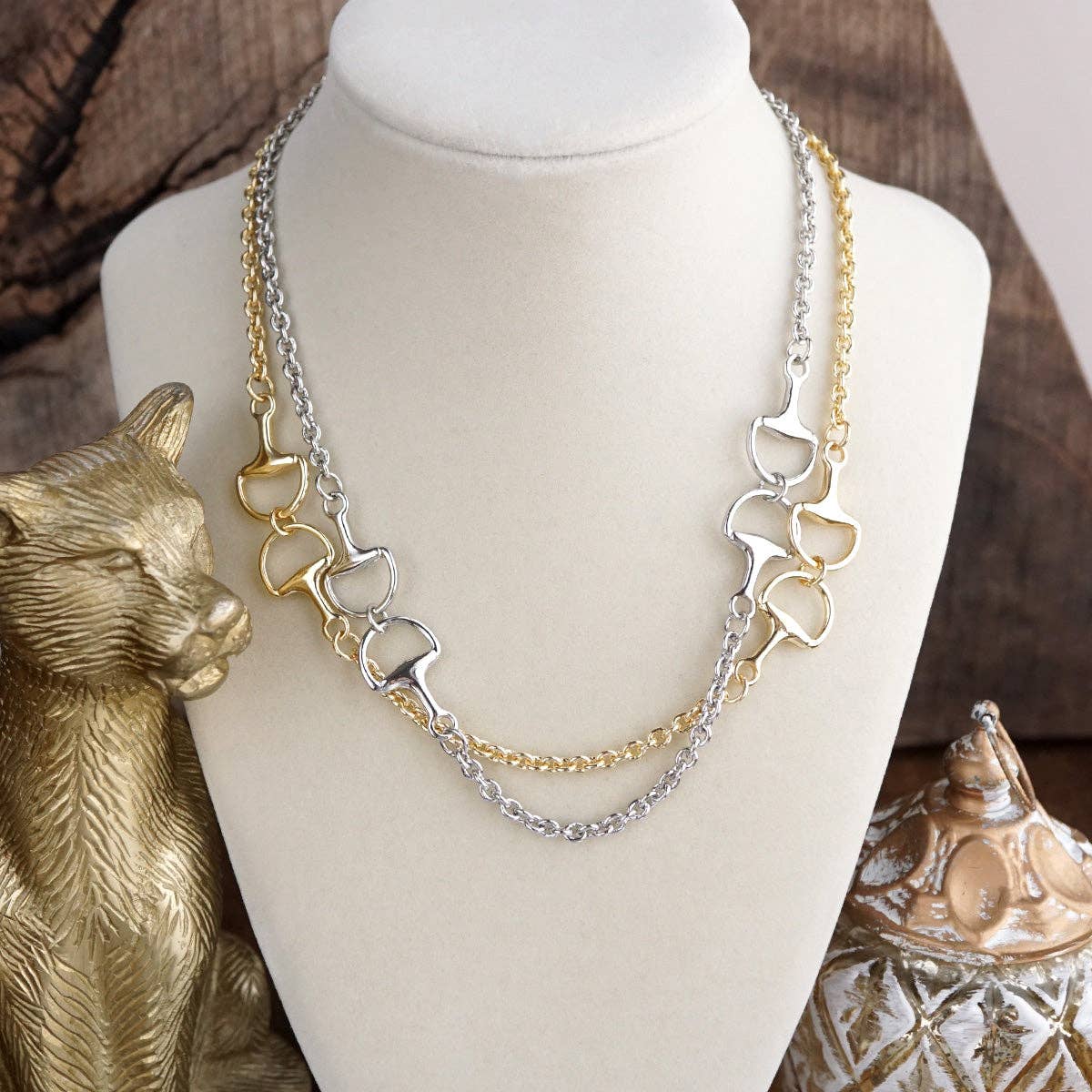 Riding Line – Horse Bit Cable Chain Necklace