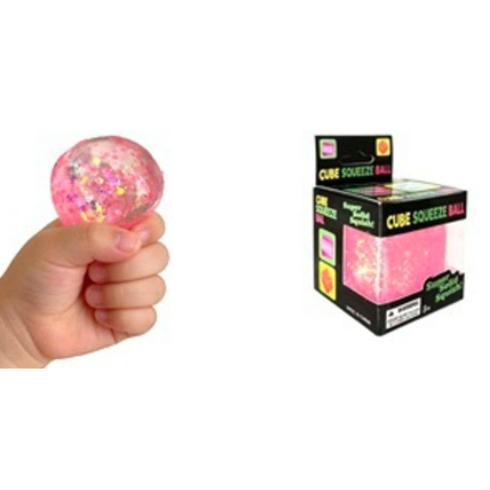 CUBE SQUISHY SQUEEZE TOY  12 UNITS , CT 002 MA