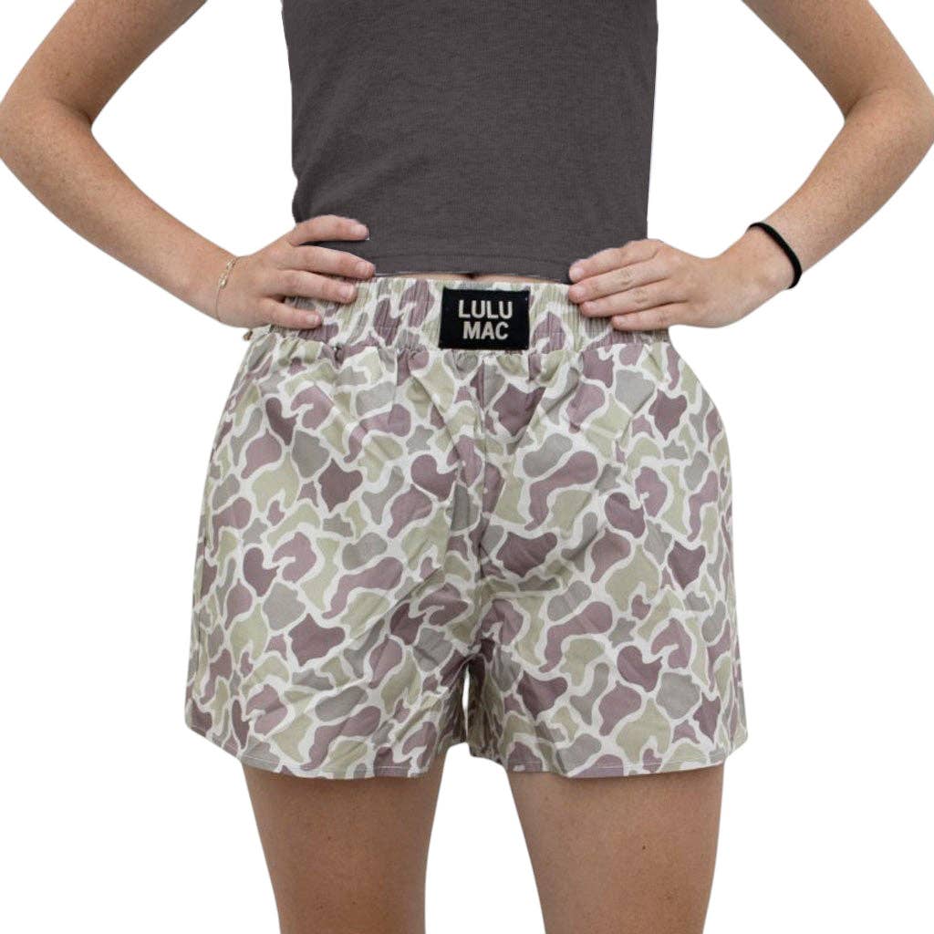 Lulu Mac Camo Boxer Shorts